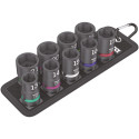 Set van 9 doppen WERA Impaktor 1/2'' voor slagmoersleutel. / pce