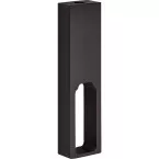 Support intermédiaire à suspendre pour barre rectangulaire titane noir / pce