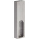 Support d'extrémité à suspendre pour barre de penderie rectangulaire inox look brossé / pce