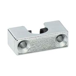 Guide pour tringle ronde Ø8mm nickelé / pce