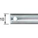 Halfronde stang 10 x 3 mm Junie 944 / pce