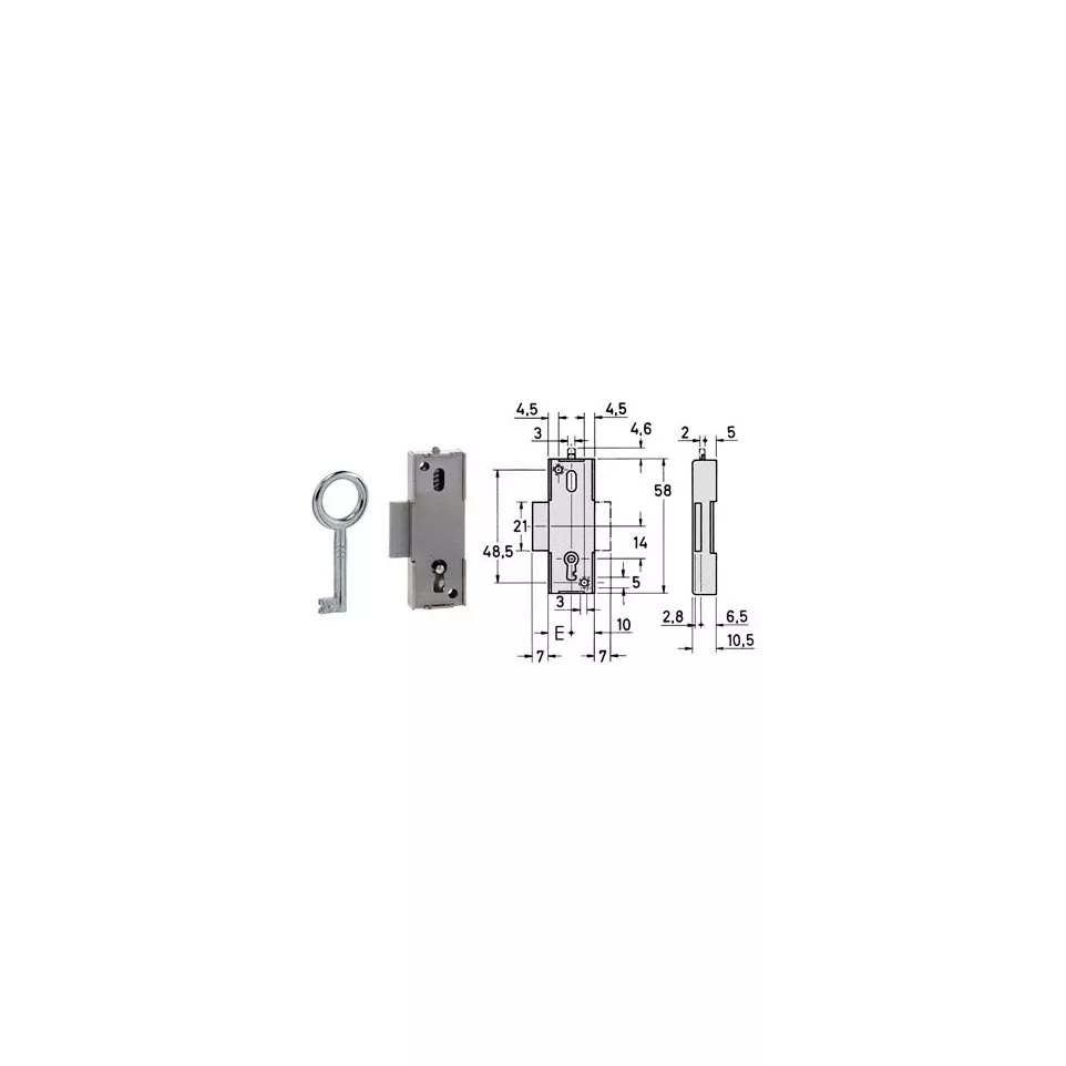JuNie Deadbolt Lock False Lever 222...