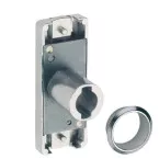 Serrure à crémone à cylindre Z23 Ø18mm droite / pce