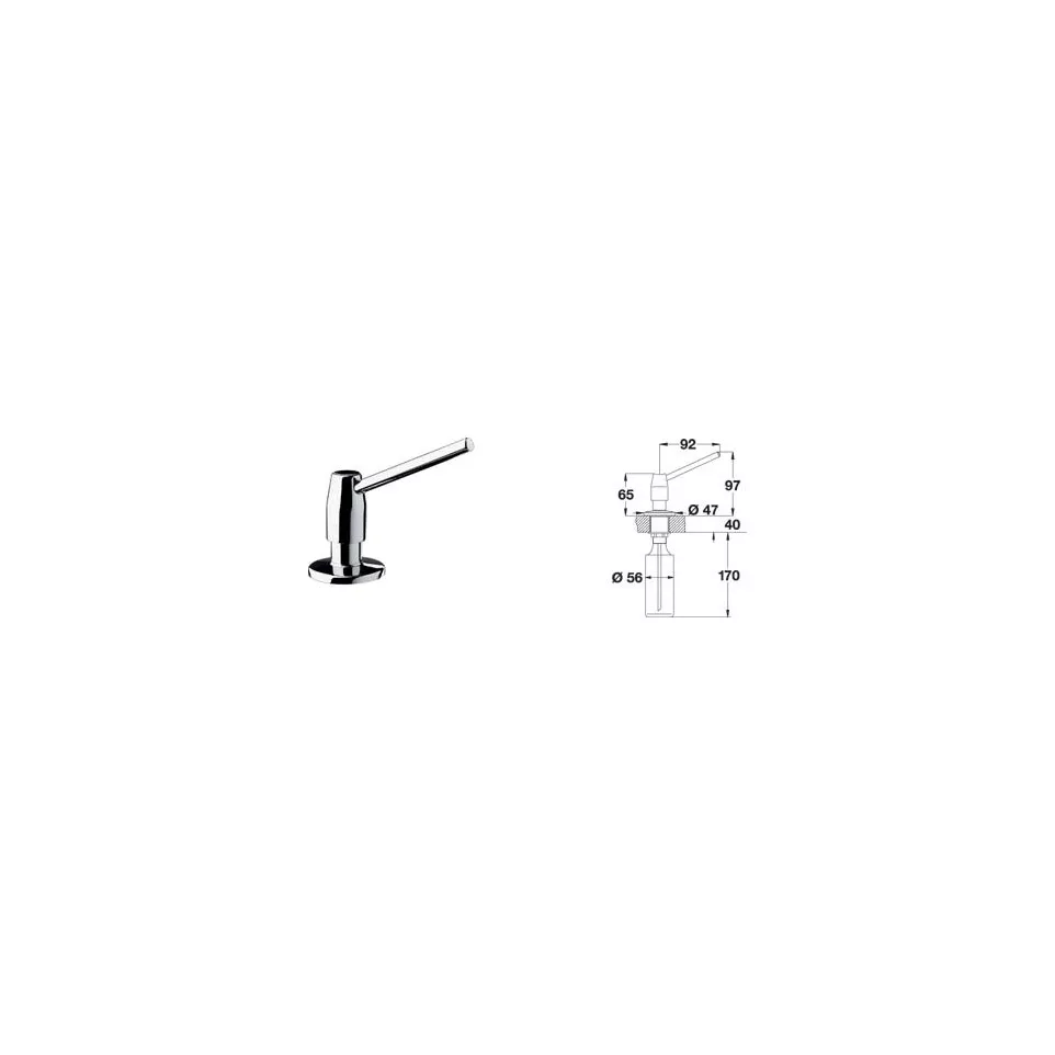 Blanco TANGO zeepldispenser / pce