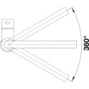 Blanco LANDORA roestvrij stalen kraan met 360° uitloop / pce