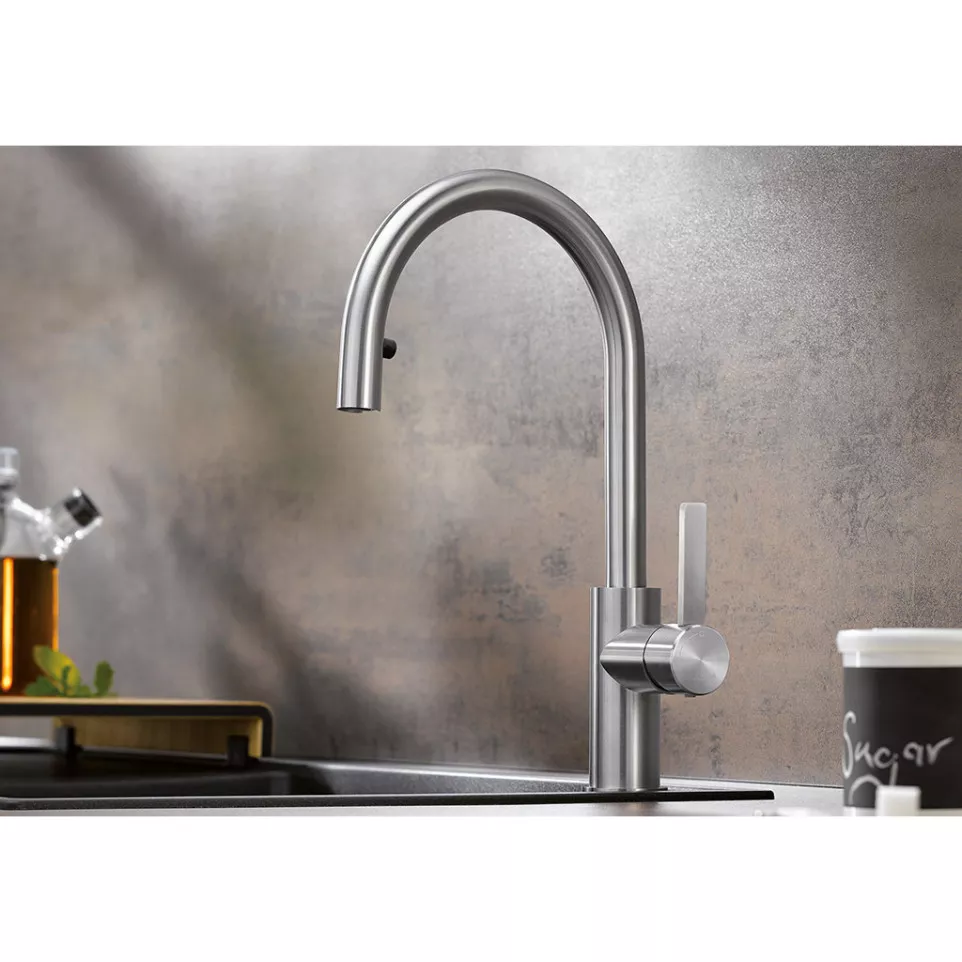 Mitigeur Blanco CANDOR Inox Brossé +...