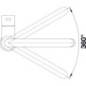 Blanco CANDOR RVS kraan met 360° uitloop / pce
