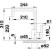 Blanco MILI Chroom 360° "J" uitloop / pce