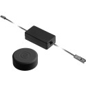 Interrupetur tactile sans fil on-off dimmable rond noir / pce