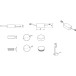Interrupteur tactile sans fil on-off dimmable rond blanc / pce