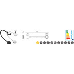 Lampe LED Chicago blanc / pce