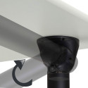 Adaptateur pivotant Curly pour pied bois Ø115mm hauteur 85mm métrique 10mm noir / pce