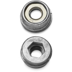 Inschroefmof voor houten voet Ø22mm M10 / pce
