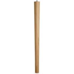 Solid Oak Table Leg Height 710mm Tapered Ø60/40mm per piece