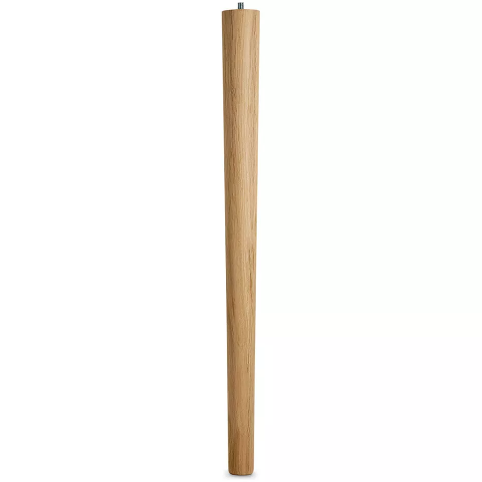 Massief eiken tafelpoot hoogte 710mm...