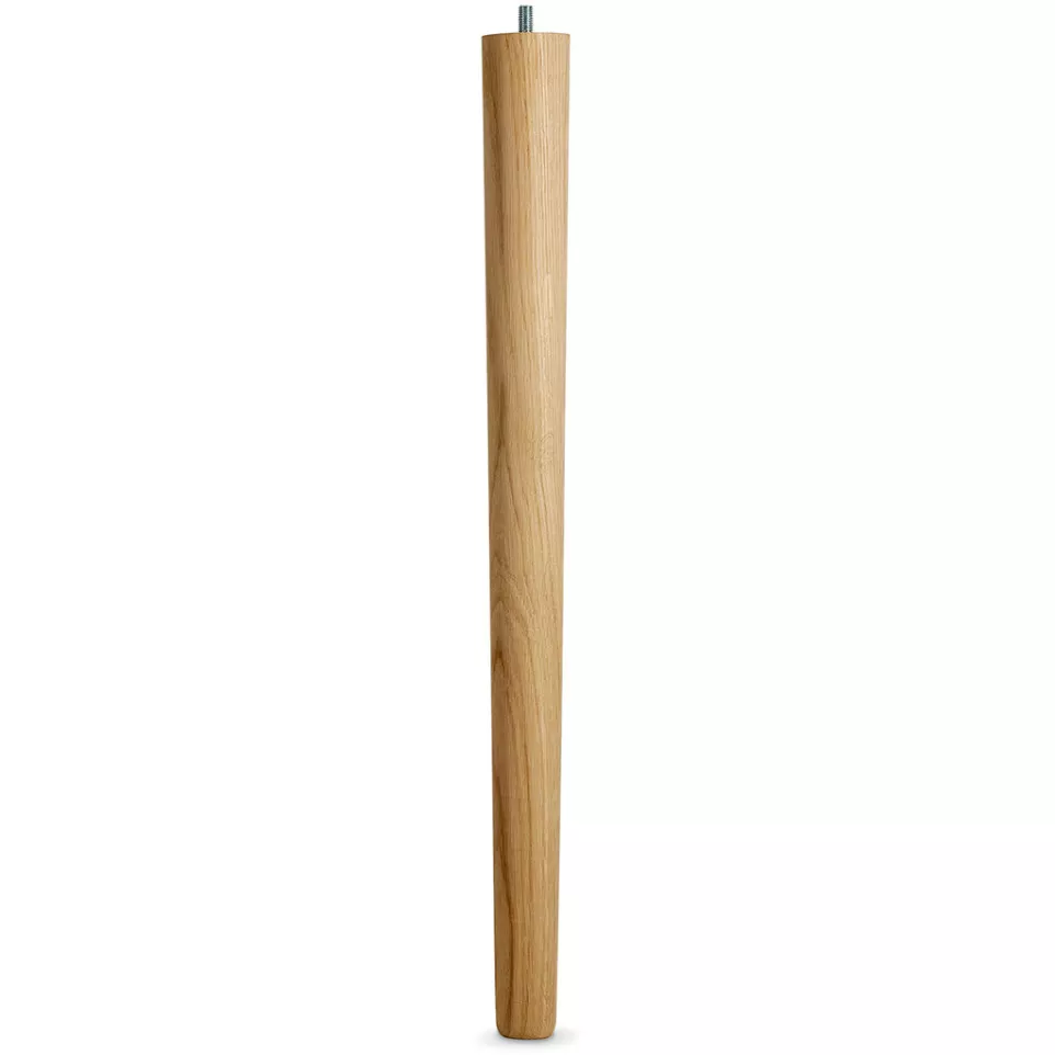 Massief eiken tafelpoot hoogte 645mm...