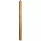Solid Oak Tapered Table Leg Height 645mm Diameter 60/40mm per piece