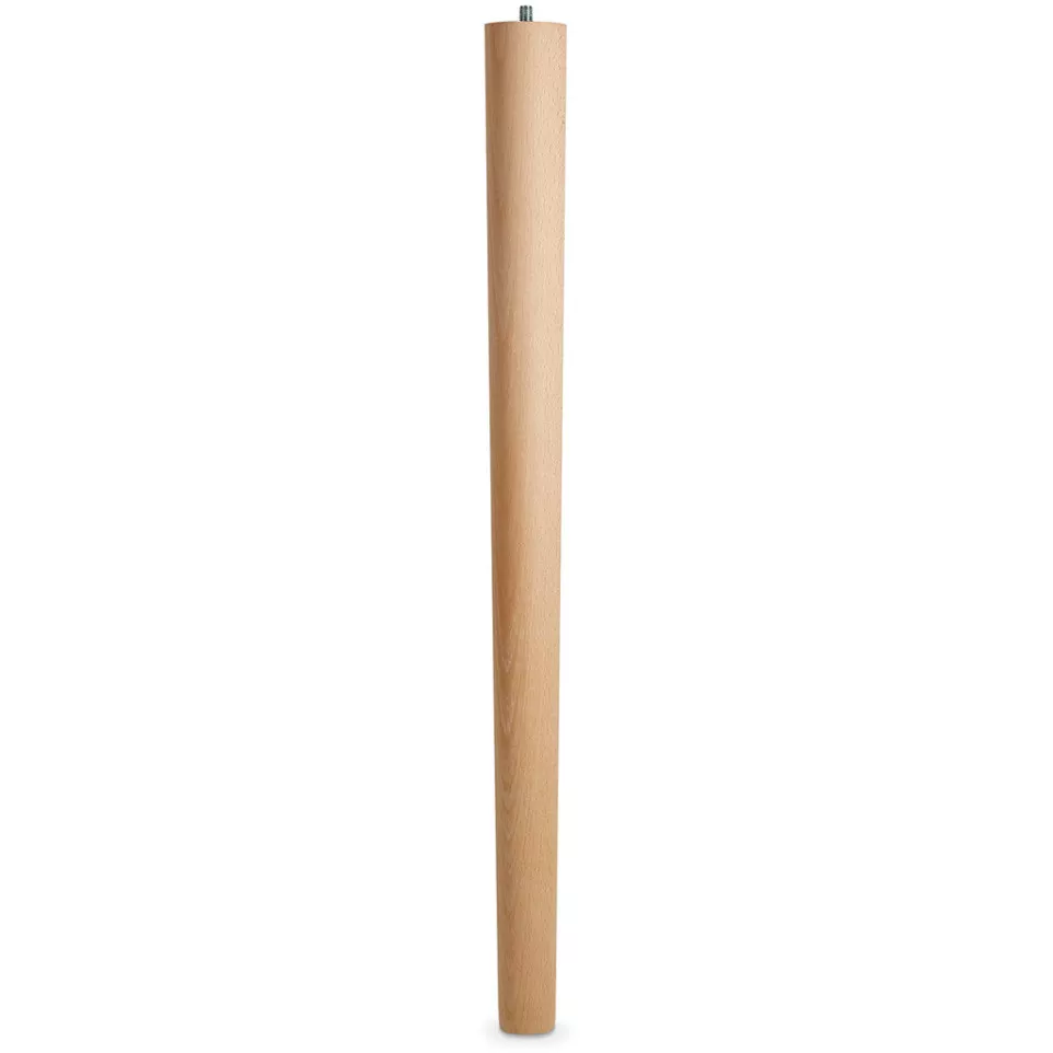 Tafelpoot massief beuken hoogte 710mm...