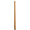 Tafelpoot massief beuken hoogte 710mm Ø conisch 60/40mm / pce