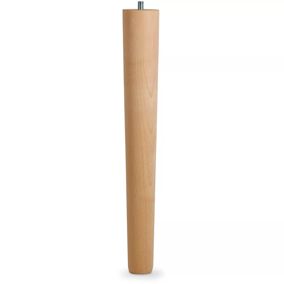 Solid Beech Table Leg Tapered 420mm...