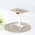 Contuo Electric Height Adjustable Table Frame 80 kg White per piece