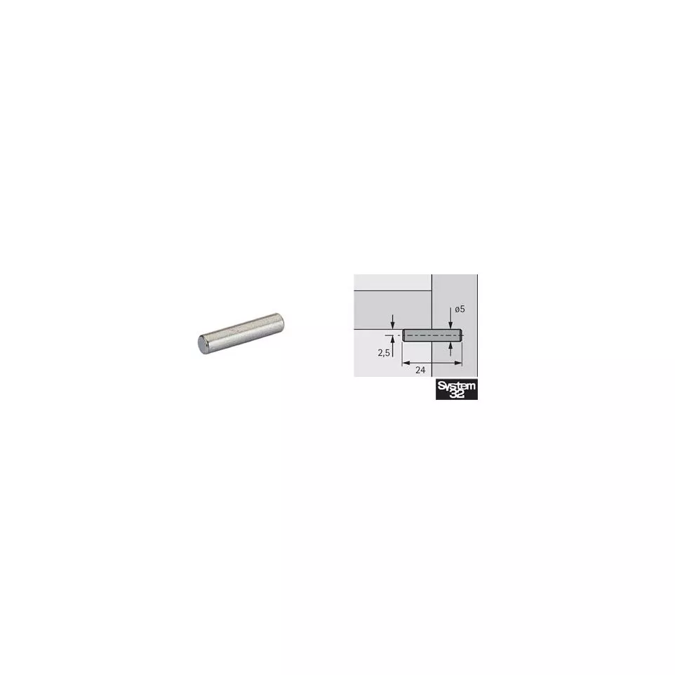 Hettich cilindrische legplankdrager /...