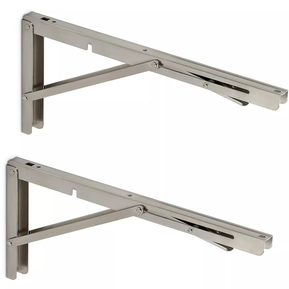 Pair of Folding Brackets 400mm...