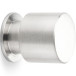 Brushed Stainless Steel Cylindrical Knob on Base Ø20 mm per piece