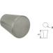 Bouton cone Ø24mm inox brossé / pce
