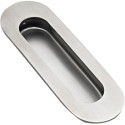 Cuvette encastrable ovale 120x41mm inox brossé / pce