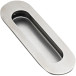 Cuvette encastrable ovale 120x41mm inox brossé / pce