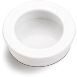 Komgreep Stylus rond Ø40mm wit mat / pce