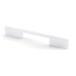 I-Spazio 128mm Matte White Handle per piece