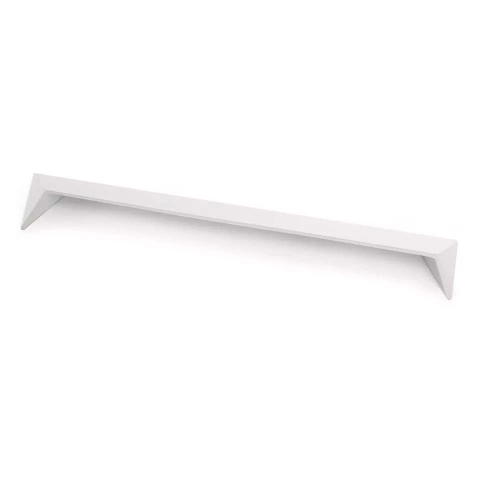 Handgreep Post 128mm wit mat / pce