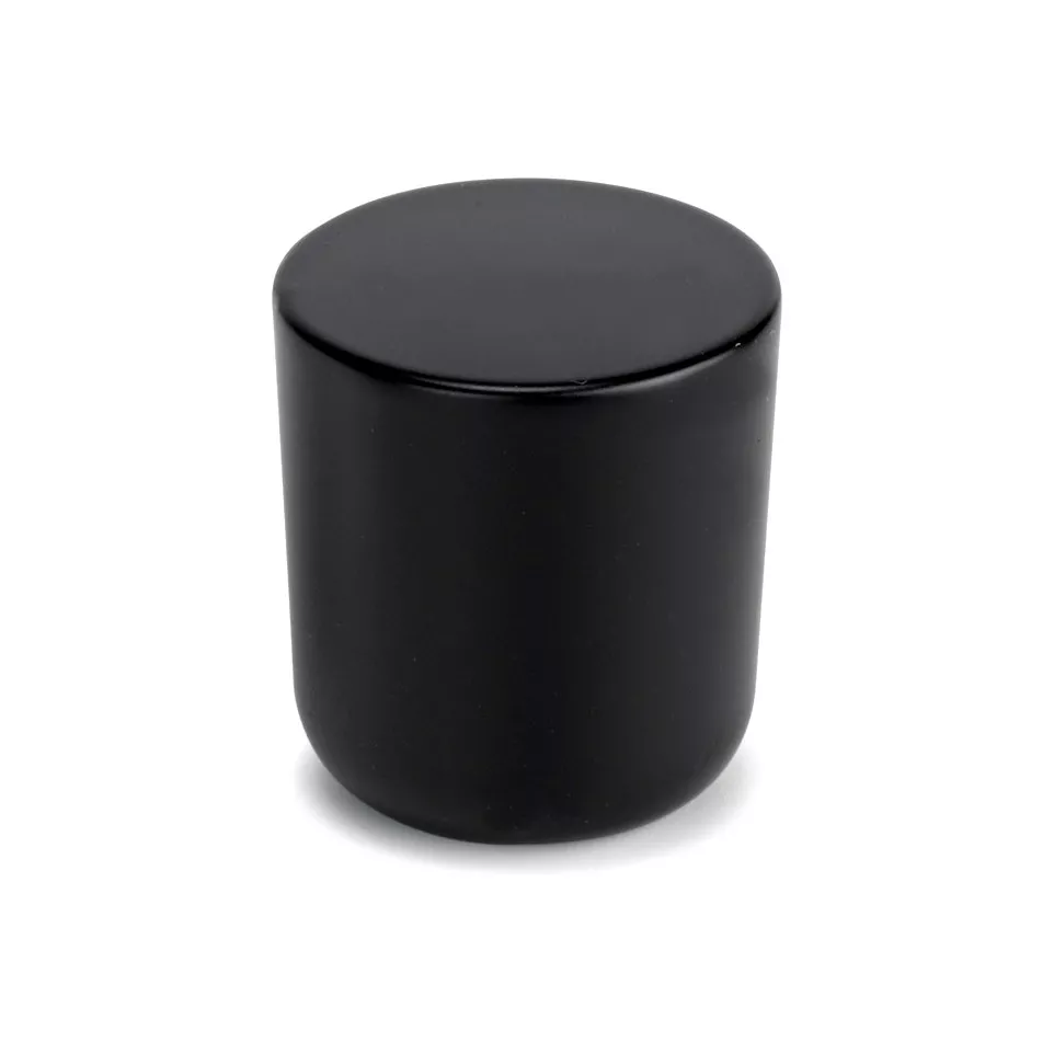 Mini Round Button Ø25mm Matte Black / pc