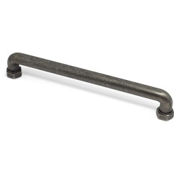 Poignée industriel 192mm tube fer veilli / pce
