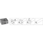 Gabarit de forage pour tube inox / pce