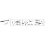 Tendeur pour support de lisse Ø3,2mm inox 316 / pce