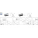Support de lisse mural Ø12mm plat inox 316 / pce