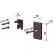 Comaglio 1700 Mini valdorpel 12x20x1230mm / pce