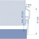 ELLEN PDS Brown Door Bottom 1000mm / pc