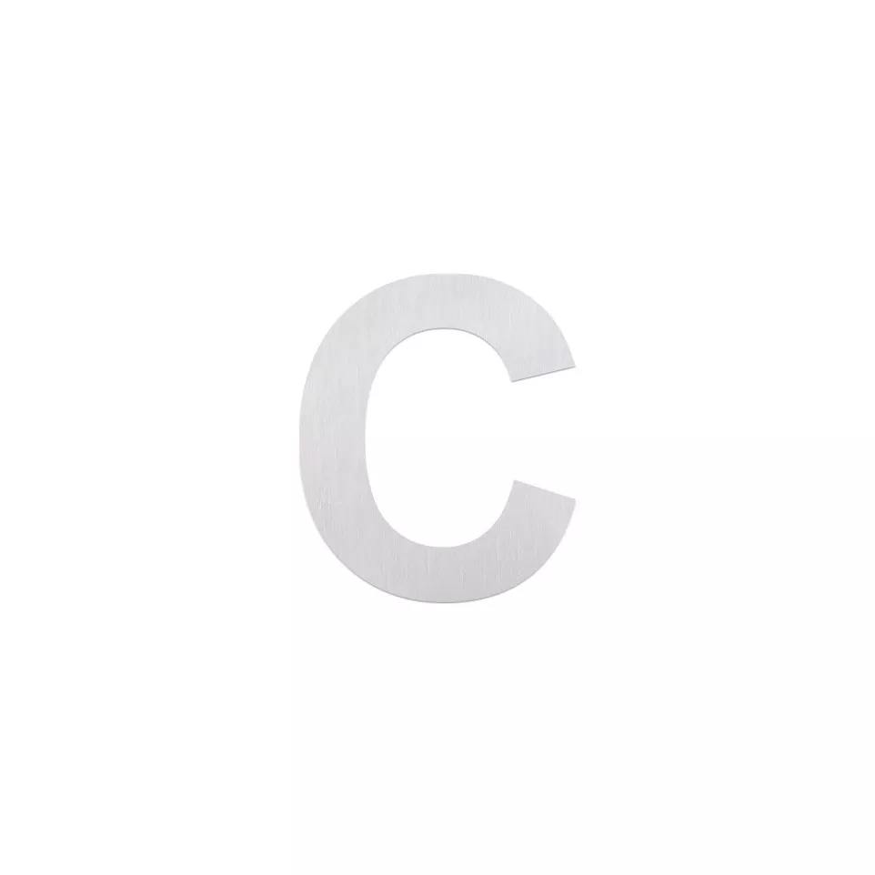 roestvrij stalen letter  ''C'' om te...