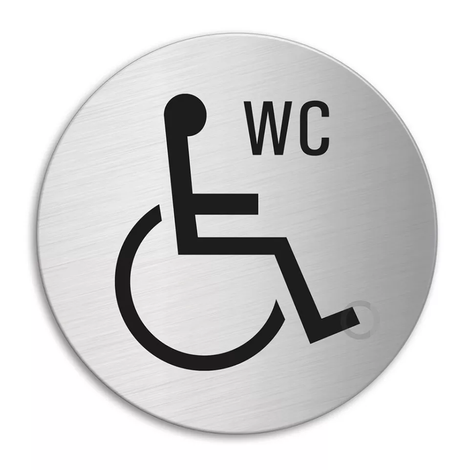 Pictogram "WC PMR (persoon met...