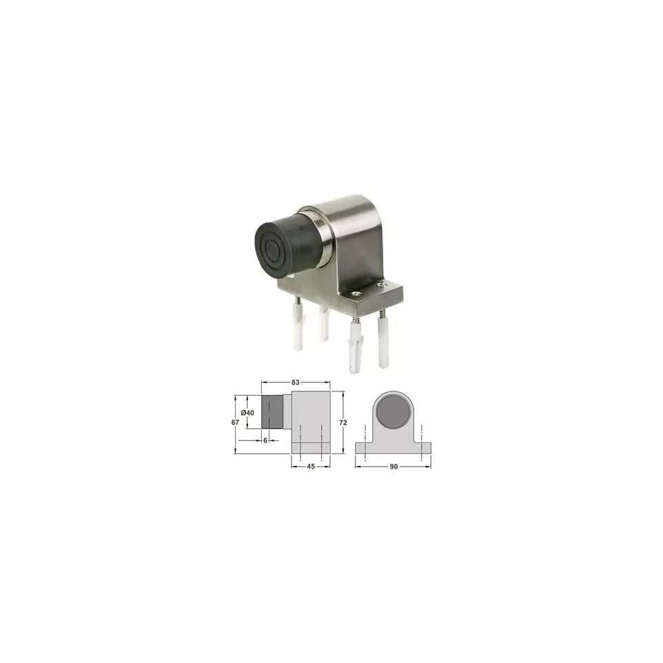 Heavy Duty Stainless Steel Door Stop...