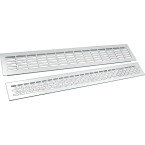 Stamped aluminum grille for...