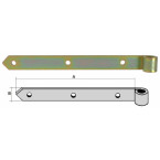 Straight Hinges Argenta...