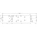 Assa Abloy DCA 126 montageplaat voor DC 340 en 350 / pce