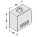 GEZE door closer body (dummy closer) for sliding arm Silver / pc