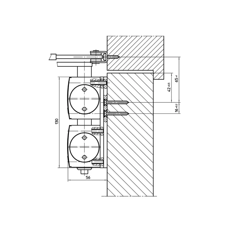 GEZE TS 4000 Tandem Overhead Door...