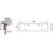Jumper voor Dorma TS 92 montage op 10mm glazen deur / pce